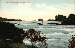 Goat Island Bridge Postcard