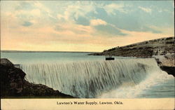 Lawton's Water Supply Oklahoma Postcard Postcard