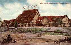 Old Faithful Inn Yellowstone National Park, WY Postcard Postcard