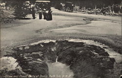 Shaw and Powell Party at Devil's Bath Tub Postcard