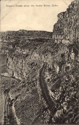 Rugged Roads along the Snake River Scenic, ID Postcard Postcard