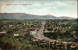 Highland Park Los Angeles, CA Postcard Postcard