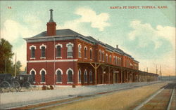 Santa Fe Depot Topeka, KS Postcard Postcard