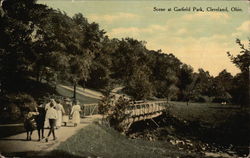 Scene at Garfield Park Postcard