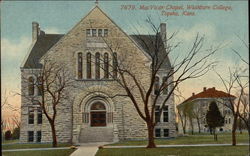 MacVicar Chapel, Washburn College Postcard