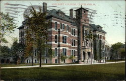 Adelbert College Building Postcard