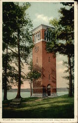 Miller Bell Tower, Chautauqua Institution Postcard