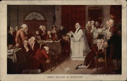 First Prayer in Congress 1907 Jamestown Exposition Postcard Postcard