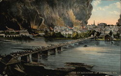 The Evacuation of Richmond Virginia Postcard Postcard