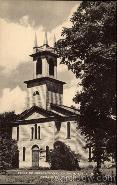 First Congregational Church, Organized 1797 Lisle, NY