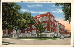 Central High School Postcard