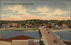 Point Independence Onset, MA Postcard Postcard