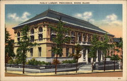 Public Library Providence, RI Postcard Postcard