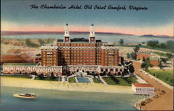 The Chamberlin Hotel Old Point Comfort, VA Postcard Postcard