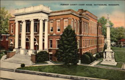 Forrest County Court House Postcard