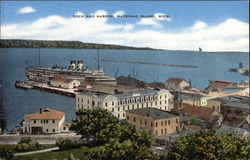 Dock and Harbor Postcard