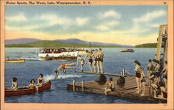 Water Sports, The Weirs Postcard