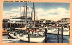 Scotty-Warren's Wharf Cape May, NJ Postcard Postcard