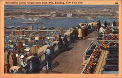 Rockefeller Center Observation Roof, RCA Building New York, NY Postcard Postcard