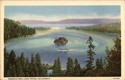 Emerald Bay Lake Tahoe, CA Postcard Postcard