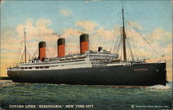 Cunard Liner "Berengaria" New York City, NY Postcard Postcard