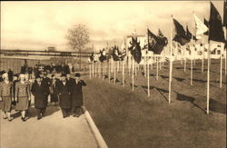 Flags of All Nations, New York World's Fair 1939 1939 NY World's Fair Postcard Postcard