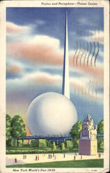 Trylon and Perisphere - Theme Center New York, NY 1939 NY World's Fair Postcard Postcard