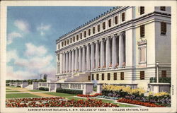 Administration Building, A. & M. College of Texas Postcard