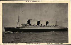 R. M. S. Queen Mary Postcard