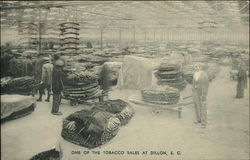 One of the Tobacco Sales Dillon, SC Postcard Postcard