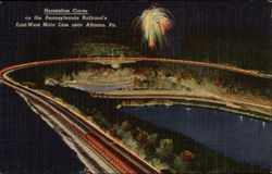 Horseshoe Curve Altoona, PA Postcard Postcard