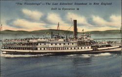 "The Ticonderoga" Boats, Ships Postcard Postcard