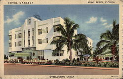 Hotel Carlton Miami Beach, FL Postcard Postcard