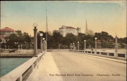 Fort Harrison Hotel from Causeway Postcard