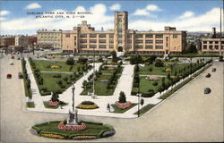 Chelsea Park and High School Postcard