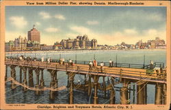 Dennis, Marlborough-Blenheim, Claridge, Brighton and Traymore Hotels Atlantic City, NJ Postcard Postcard