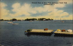 Oriental Point from Larchmont Yacht Club Postcard