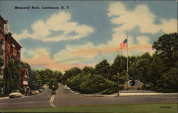 Memorial Park Larchmont, NY Postcard Postcard