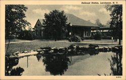 Railroad Station Postcard