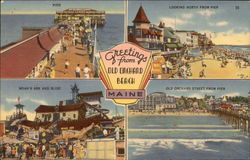 Greetings from Old Orchard Beach, Maine Postcard