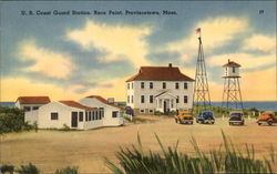 U. S. Coast Guard Station, Race Point Provincetown, MA Postcard Postcard