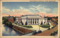 Lowell Memorial Auditorium Postcard