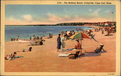 The Bathing Beach, Craigville Cape Cod, MA Postcard Postcard