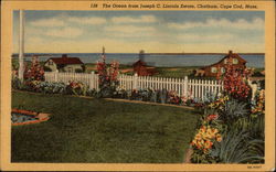 The Ocean from Joseph C. Lincoln Estate, Chatham Postcard