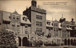 Hazard Quadrangle, Wellesley College Massachusetts Postcard Postcard