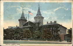 The Jail Lowell, MA Postcard Postcard