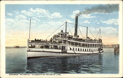 Steamer "Favorite" Postcard