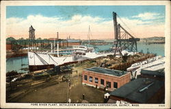 Fore River Plant Quincy, MA Postcard Postcard