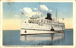 Steamer "Belfast" of the Eastern S.S. Corporation Fleet Steamers Postcard Postcard