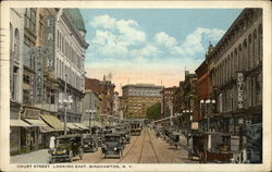 Court Street, Looking East Postcard